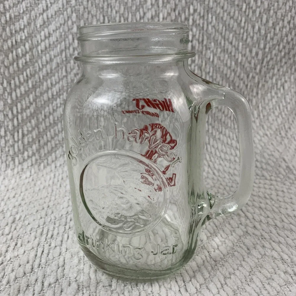 VTG‎ High's Dairy Drinking Jar Mug Lemonade Maxwell House Iced Tea Advertising